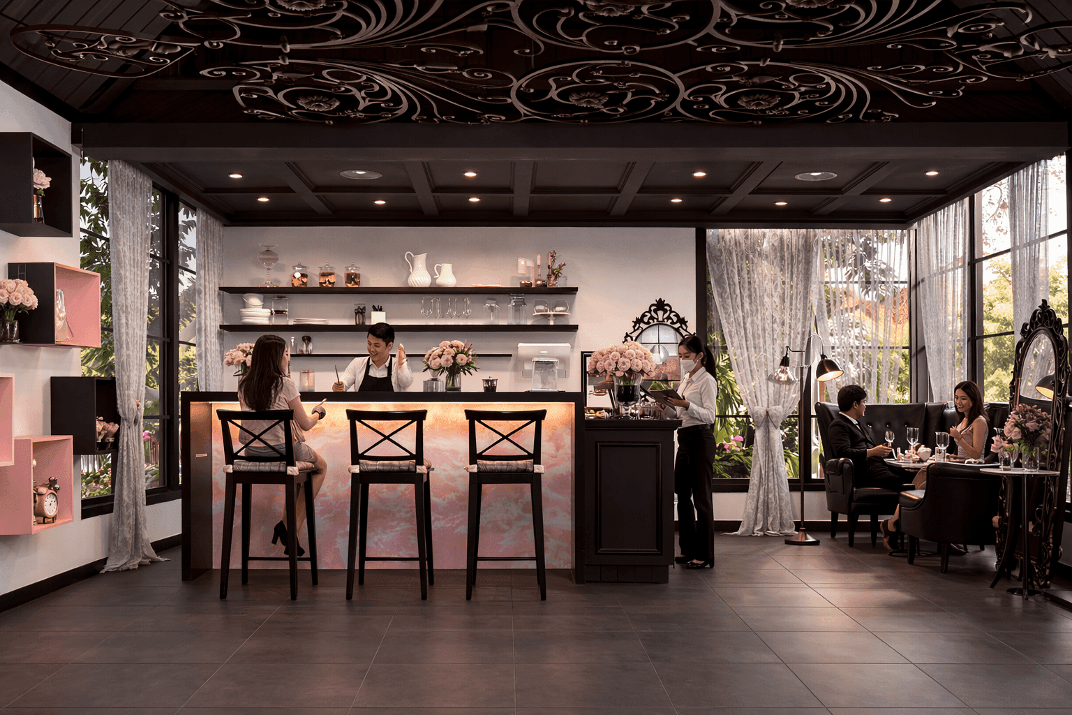 Gallery image of คาเฟ่ แบล็คพิงค์